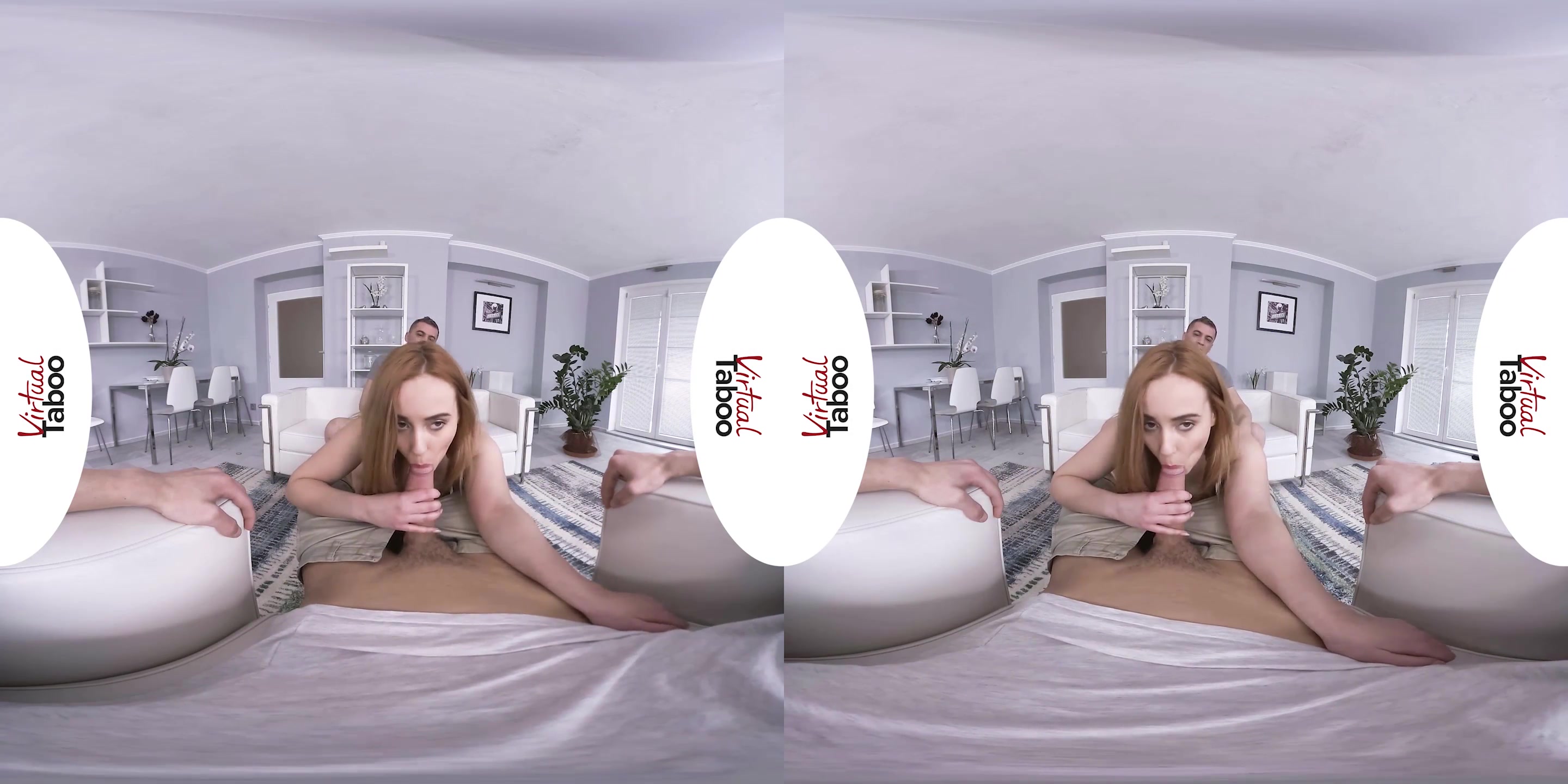 Sexy Red Bird double fucked by daddy and bro