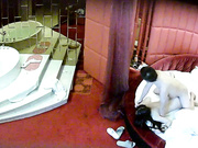 有家部门小领导与单位苗条大长腿长发妹子偷情很会玩鸳鸯浴水里啪啪回床抓头发猛干尖叫说快射我不行了国语