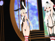 [MMD R-18]天津風とエロエロダンスでPiNK CAT(LongMix)&Tougen Renka[Meet]